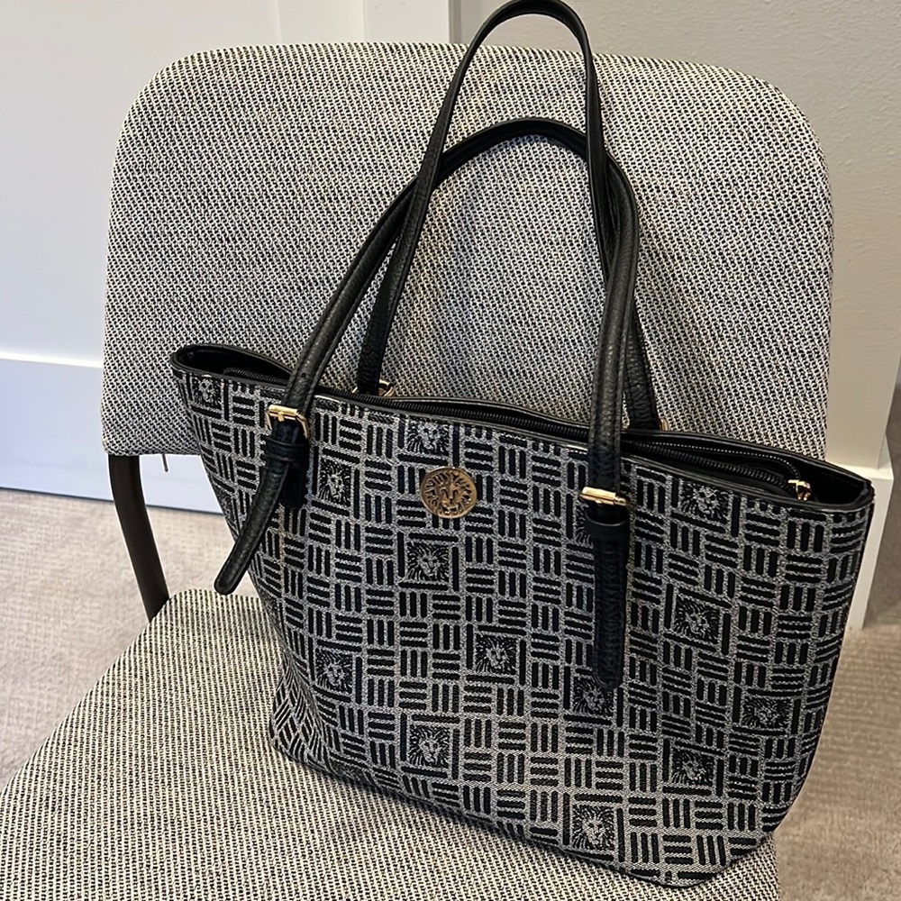 Black Shoulder Bag by Anne Klein